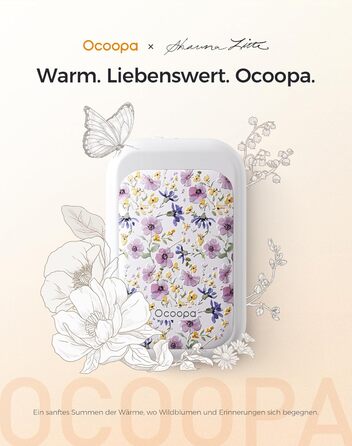 Електричні грілки для рук OCOOPA AI з магнітом, 5000mAh, 2 шт., ультратонкі, для жінок, подарунок, зима