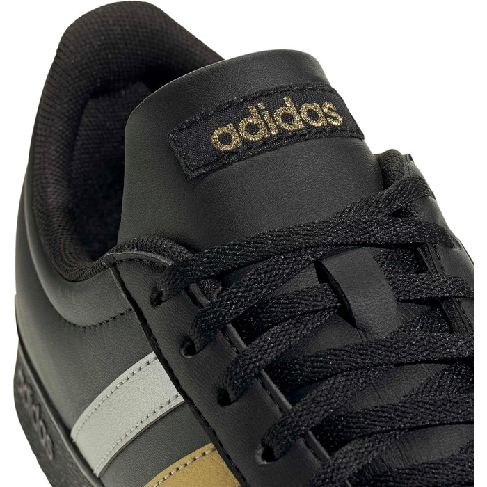 Жіночі кросівки Adidas VL Court Base, чорний/сріблястий/золотистий, 38 2/3 EU