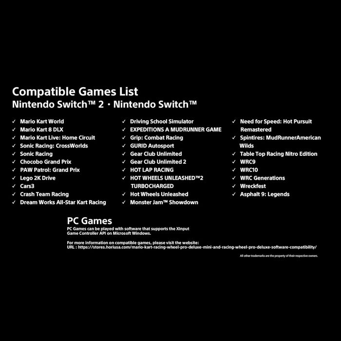 Руль Hori Kart Racing Wheel Pro Deluxe для Nintendo Switch та PC