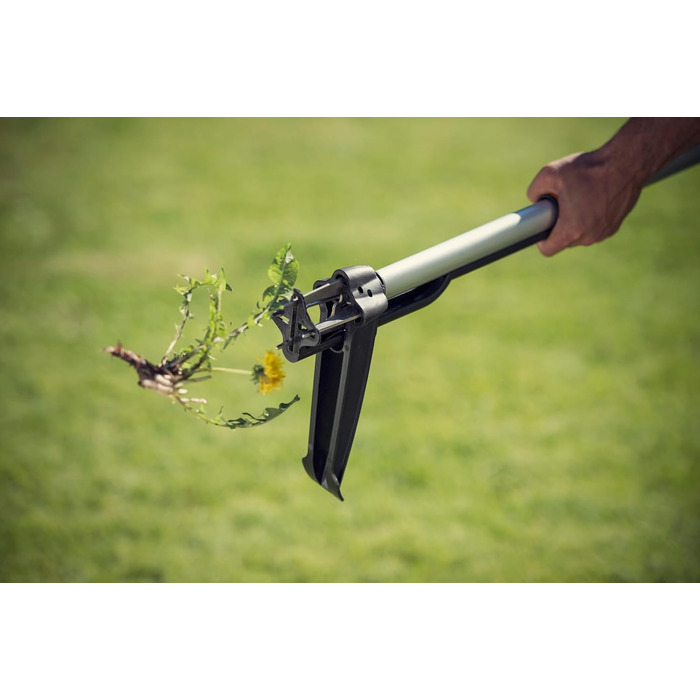 Телескопічний видаляч бур'янів Fiskars Smart-Fit 1-1,19 м, нержавіюча сталь, пластиковий руків'я, чорний/помаранчевий, 1020125