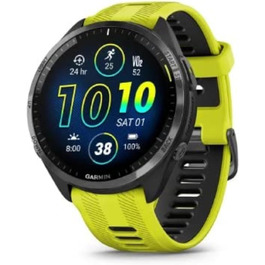 Розумний годинник Garmin Forerunner 965 Unisex Чорний/Жовтий, Стандартний