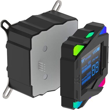 Система водяного охолодження Thermaltake LA240-S ARGB Black 240 мм з підсвічуванням ARGB та дисплеєм