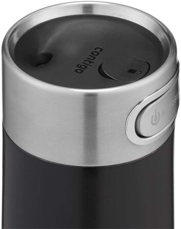 Термокружка Contigo Luxe Autoseal з нержавіючої сталі, 360 мл, Licorice - витривала, з ізоляцією, без BPA