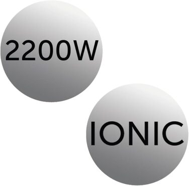 Фен Remington D3198 з іонізацією, чорний (2200W) з насадкою-дифузором та насадкою для укладки, 3 режими нагріву, 2 режими обдування + режим охолодження