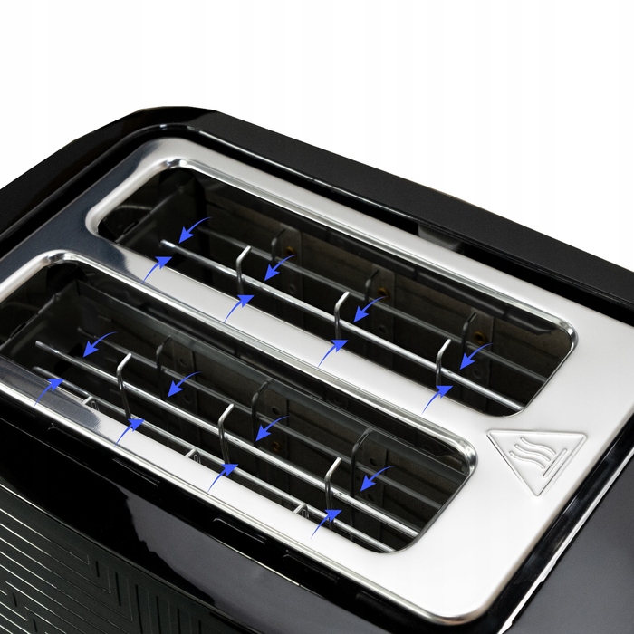 Тостер Eldom TO320C, чорний, 900 Вт