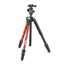 Штатив-трипод JOBY RangePod червоний алюмінієвий для смартфона та камер (DSLR, CSC, бездзеркальних) з кулястою головкою, затискачем та сумкою для влогерів, TikTok та YouTube
