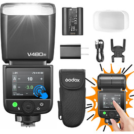 Спалах для камери Godox V480O: потужний TTL Speedlite з GN50 для Olympus та Panasonic