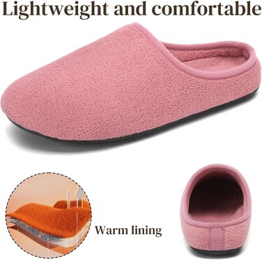 Тапочки жіночі Mishansha, теплі, зимові, кораллового кольору, з велюру, розмір 36 EU, рожеві
