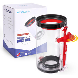 Dyson V11 V15 Dust Bin Replacement - Large Capacity Bin Assembly for Dyson V11, V15, SV14, SV15, SV22 Vacuum Cleaners (970050-01, 965443-01)