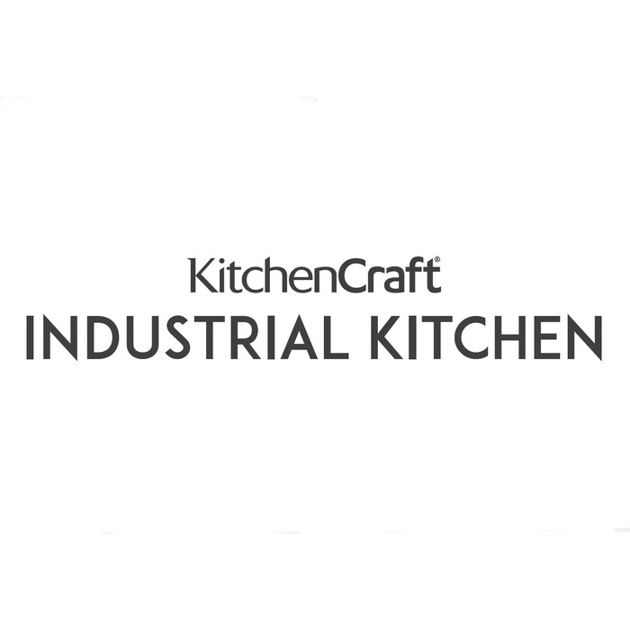 Кухонна підвісна полиця KitchenCraft для каструль, сковорідок і кухонного приладдя, 8 гачків, метал і дерево, 42x18 см, сіра