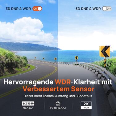 Відеореєстратор 70mai M310 2K WiFi для авто, 1296P WDR, Super Night Vision, 24h парковка, запис по колу, виявлення зіткнень, 256GB