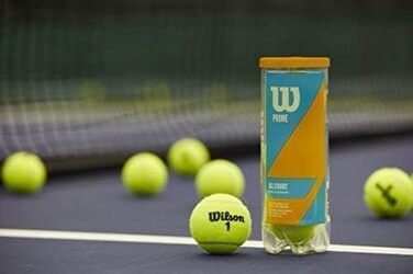 Тенісні м'ячі Wilson Prime All Court - універсальні, жовті, упаковка 4 банки (12 м'ячів)