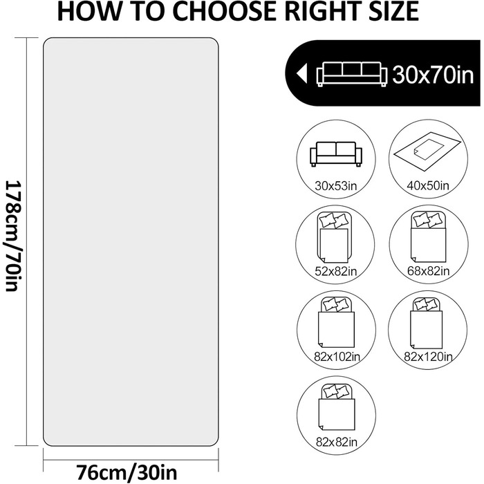 Водонепроникний килимок для собак, 76 x 178 см, великий, миючий, з антиковзним покриттям, м'який, для великих та маленьких собак, захист меблів, сірий