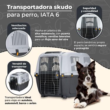 Транспортний ящик 'Skudo 6 IATA' сірий, 92 x 63 x 70 см