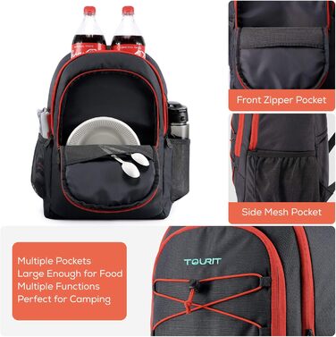 Cooler Backpack 25L Waterproof Cooler Backpack Ultralight Backpack for Picnic, Camping, Hiking, BBQ