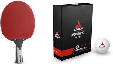 Набір для настільного тенісу JOOLA Carbon Pro ITTF - професійний, схвалений ITTF, з м'ячами 3 зірки