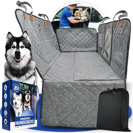 Захист для автокрісла собаки ZooNice: водовідштовхуючий, стійкий до подряпин з боковим захистом | Premium захист сидіння авто для собак | Універсальний чохол на сидіння для собак в авто та SUV