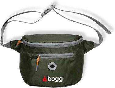Сумка на плече для собак BOGG з дозатором пакетів для вигулу та контейнером для відходів (Buster Green)
