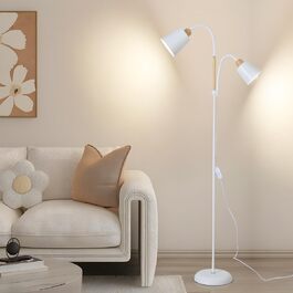 Світлодійна торшер ANTENLICHT YOYO з лампою для читання | E27, 60W | 360° регулювання | Вінтажний металевий торшер для вітальні | 159 см, зелений, без лампочки