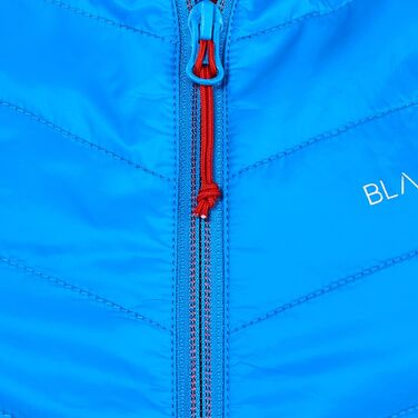 Чоловіча гібридна жилетка Black Crevice: спортивна, тепла та дихаюча, з коміром-стійкою (M, блакитний/червоний)