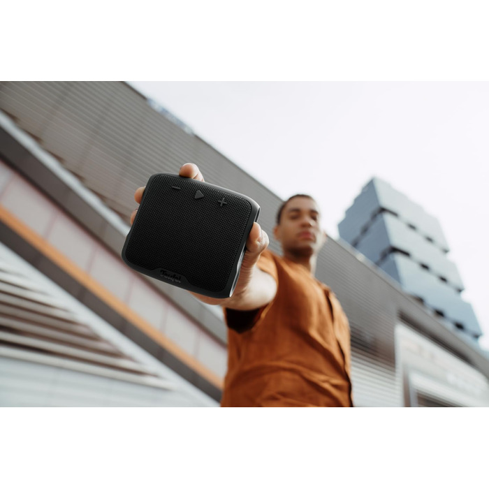 Teufel BOOMSTER GO: Портативна Bluetooth колонка, водонепроникна (IPX7), чорний колір