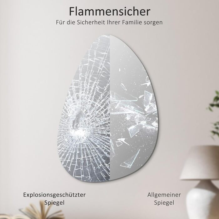 Дзеркало настінне прямокутне з заокругленими кутами, 40x60 см, чорне, з нержавіючої сталі. Косметичне дзеркало для ванної кімнати та вітальні. Вертикальний та горизонтальний монтаж.