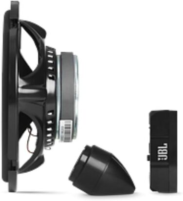 JBL Stage3 607C 2-смугова автомобільна аудіосистема 250 Вт, компонентна акустика JBL Pro Sound, набір динаміків з 16 см мідбасами та твітерами для авто
