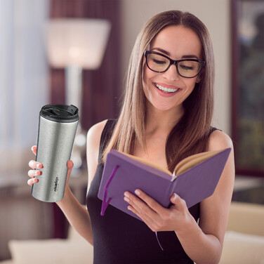 Relaxdays Stainless Steel Thermobecher 400ml