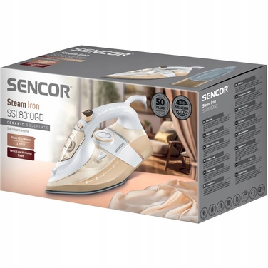 Парова праска з керамічною підошвою SENCOR SSI 8310GD, 3200 Вт