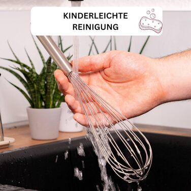 Вінчики для збивання Westmark (3 шт.) з нержавіючої сталі, 17/23/28 см, срібний, модель 2022