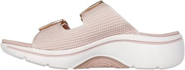 Сандалі жіночі Skechers Go Walk Arch Fit 2.0 Chloe - Blush (41 EU) - комфортні слайдери для щоденного носіння