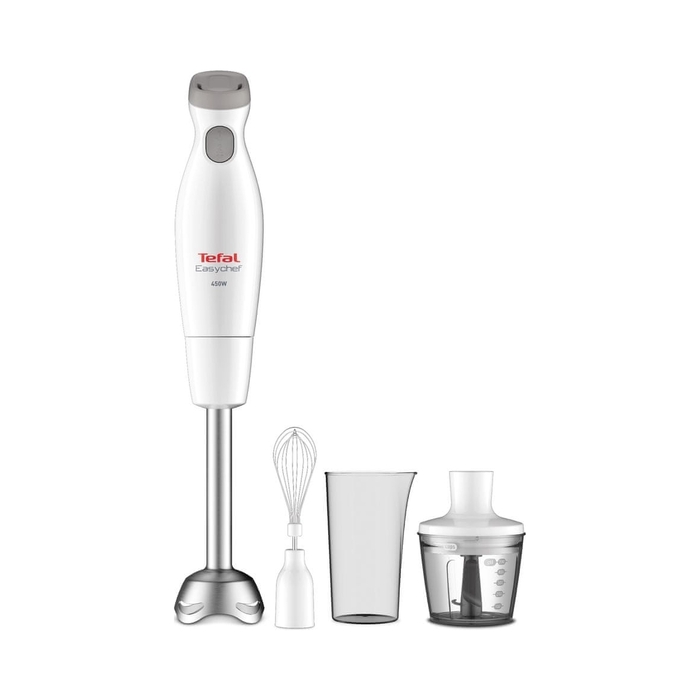 Погружний блендер Tefal HB453138, 450 Вт, білий