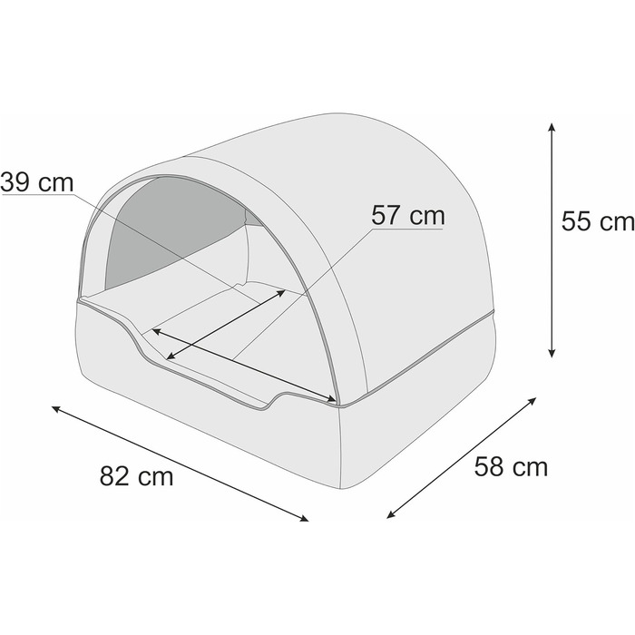 Квіткове ліжко для собак та котів, лежанка-софа, корзина для домашніх тварин, 82x58 см, бежевий колір