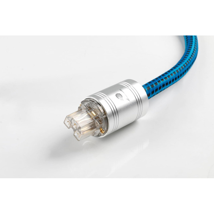 HiFi мережевий кабель Boaacoustic BB-007, аудіофільний High-End кабель живлення Schuko (EU), для підсилювача, DVD, декодера та сабвуфера, 1.5м