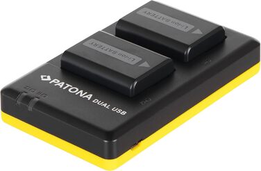 Набір аксесуарів Sony Alpha 6000/6300/6500: 2 акумулятори та USB зарядний пристрій (сумісний з NP-FW50)