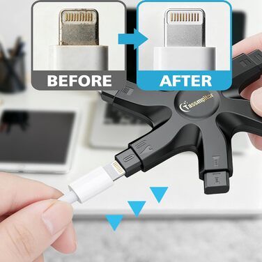 Набір для чищення iPhone, AirPods та USB-C: Handy Reinigungsset Shadow Black