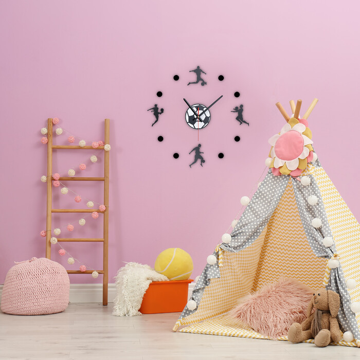 Relaxdays Настінний годинник своїми руками «Футбол»
