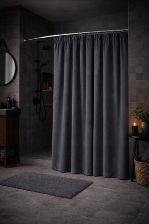 Текстильна штора для ванни NOW-ART, 200 x 220 см