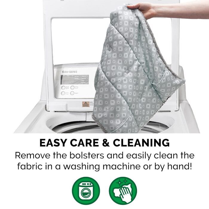 Лягу для собак Furhaven: велике, середнє, мале, для будки, дивана, крісла. Сірий ковдровий лежак з візерунком ромбічної форми, 46x41x7 см