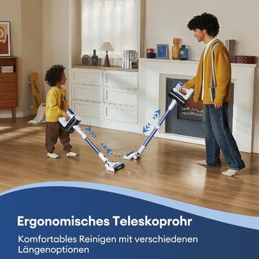 Ultenic U10 Ultra: Бездротовий акумуляторний пилосос з потужністю всмоктування 40000 Па, 40 хв роботи, світлодіодним індикатором та щіткою проти ковтунів для килимів, твердих підлог та шерсті тварин