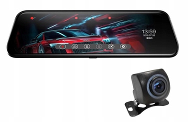 Автомобільний відеореєстратор Fastcam T09CM: 2 камери, Full HD, кут огляду 170°, сенсорний екран
