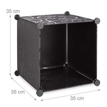 Relaxdays Clothes Cabinet Modular System with 12 Compartments