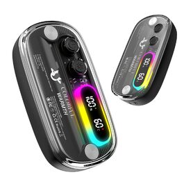 Електричні грілки для рук 2 шт. з RGB-підсвічуванням, 4 режими нагріву та цифровим дисплеєм, портативні міні-грілки для рук - подарунок для чоловіків та жінок