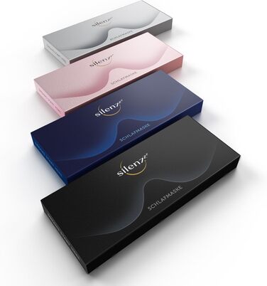 Преміум маска для сну - 3D маска для очей для жінок та чоловіків - зручна маска для сну з м'якою підкладкою для повної темряви - Sleep-Mask, маска для сну рожева, 1 шт. (упаковка з 1 шт.), Cloudy Grey