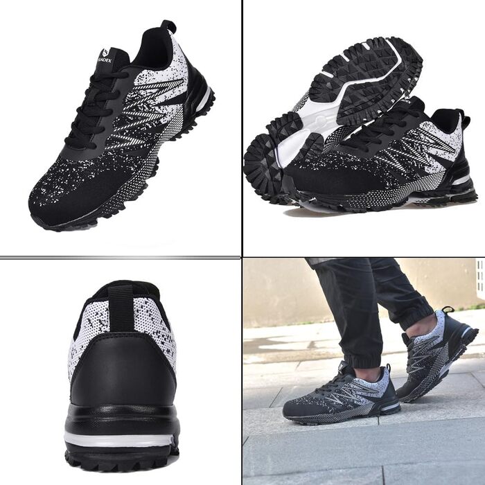 Зручні робочі черевики Suadex з металевим капаком для чоловіків та жінок, чорного кольору, розміри 37-48 EU