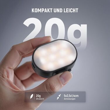 NEEWER RGB LED панель для відеозйомки, 8W, 2700K–7500K, портативна, з регулюванням кольору, CRI 97, 4000mAh, металева, для DSLR, стрімінгу, відеозйомки