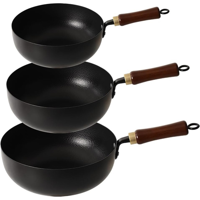 Набір сковорідок з нержавіючої сталі 1.5 мм з антипригарним покриттям (4 шт.) | 26, 24, 20, 18 см | Кухонний посуд