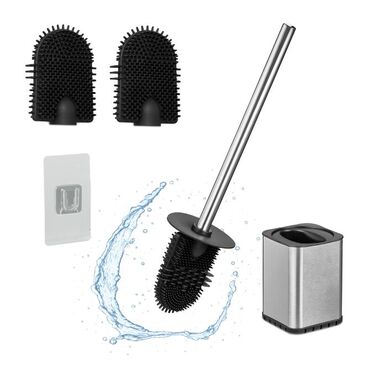 Relaxdays Toilet Brush with Wall Holder