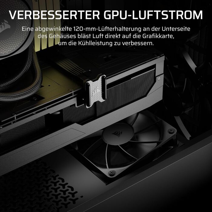 Корпус для ПК Corsair 3200D RS Mid-Tower ATX, чорний
