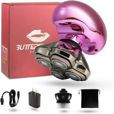 Тріммер для тіла та голови Skull Shaver Butterfly Kiss Pro – жіночий електричний триммер, рожевий